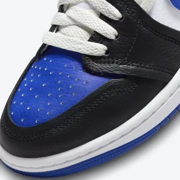 Jordan 1 MM High Royal Toe Detail Toebox
