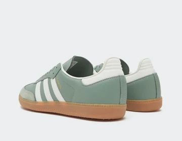 adidas Samba Silver Green von Hinten