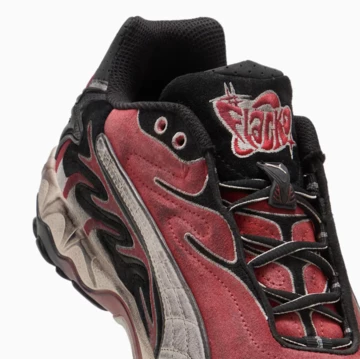 A$AP Rocky x Puma Inhale Distr Black Red Detailbild