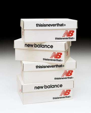 Thisisneverthat New Balance 550 gif 360 grad ansicht  shoe box