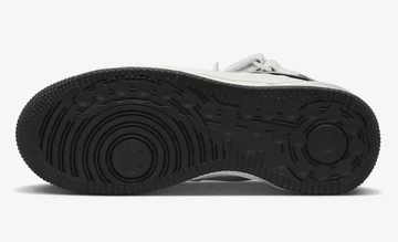 Air Force 1 Mid Evo Remastered White Sohle