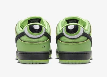 The Powerpuff Girls Nike SB Dunk Low Buttercup official Pictures