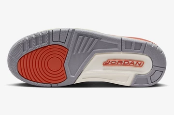 die Sohle des Jordan 3 Georgia Peach