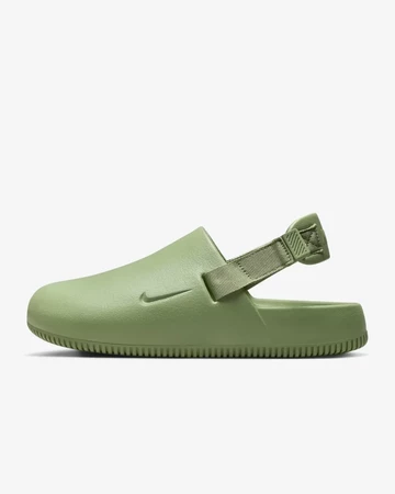 Nike Calm Mule Slipper Oil Green seite außen