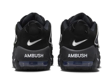 AMBUSH Nike Air More Uptempo Black White - Ferse