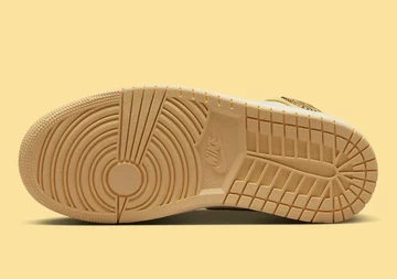Jordan 1 Mid Vanilla Gold sohle