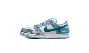 Futura Laboratories SB Dunk Low Bleached Aqua