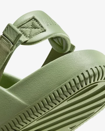 Nike Calm Mule Slipper Oil Green von hinten