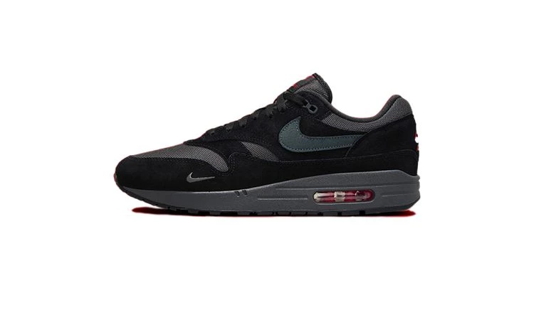 Nike air max 1 red grey best sale