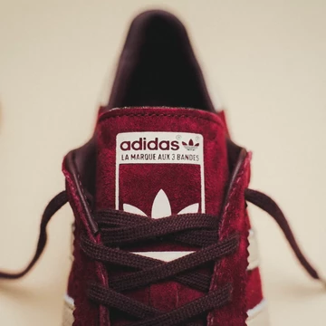 adidas Bermuda Maroon zunge