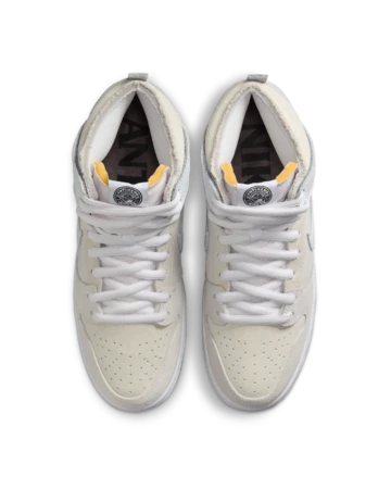 Antihero x Nike SB Dunk High Light Grey von oben