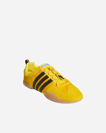 Bad Bunny x adidas Ballerina Bold Gold seitlich von Vorne