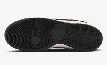 Albino & Preto Nike SB Dunk Low - sohle