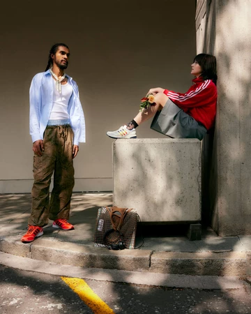 adidas Adizero Adios Crystal White mit Model