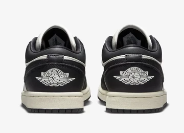 Jordan 1 Low Vintage Panda von Hinten