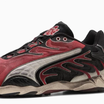 A$AP Rocky x Puma Inhale Distr Black Red Detailbild