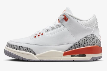 Der Jordan 3 Georgia Peach im Women's Sizing