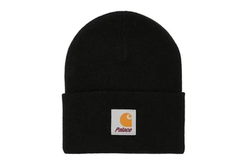 Palace Carhartt WIP Kollektion Fall Winter 2023 Mütze schwarz