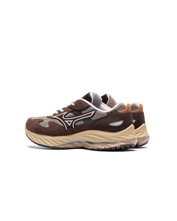 Mizuno Wave Rider Beta Vintage Khaki seitlich von hinten