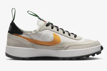 Tom Sachs NikeCraft GPS White Green Gold Innenseite links