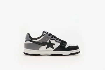 Die Innenseite des Bape Sk8 Sta M1 White Black Grey