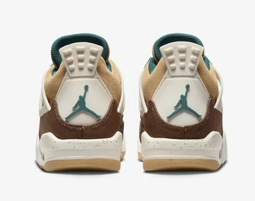 Jordan 4 GS Cacao Wow von Hinten