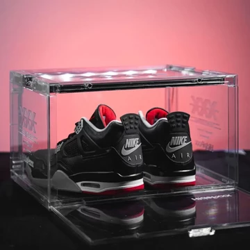 Jordan 4 Bred Reimagined in a Box von hinten
