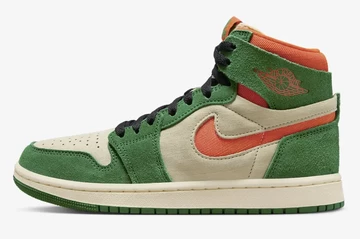 Jordan 1 High Zoom CMFT 2 Pine Green Außenseite