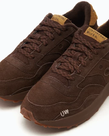Universal Works Saucony Jazz NXT Brown Detail