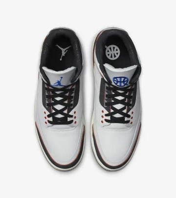 Jordan 3 Retro Quai 54 von oben