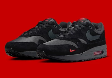 Air Max 1 Black University Red
