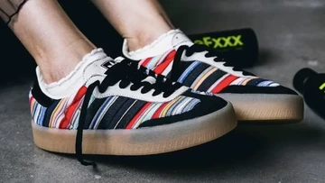 Ksenia Schnaider adidas Samba 2.0 On Feet