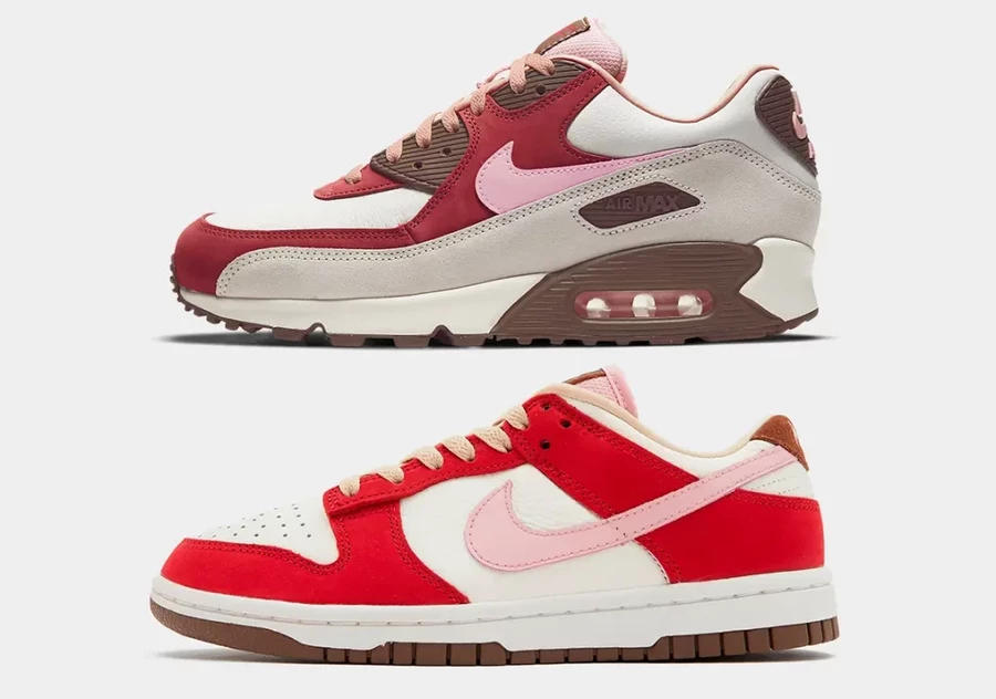 Dunk Low Bacon und Nike Air Max 90 Bacon