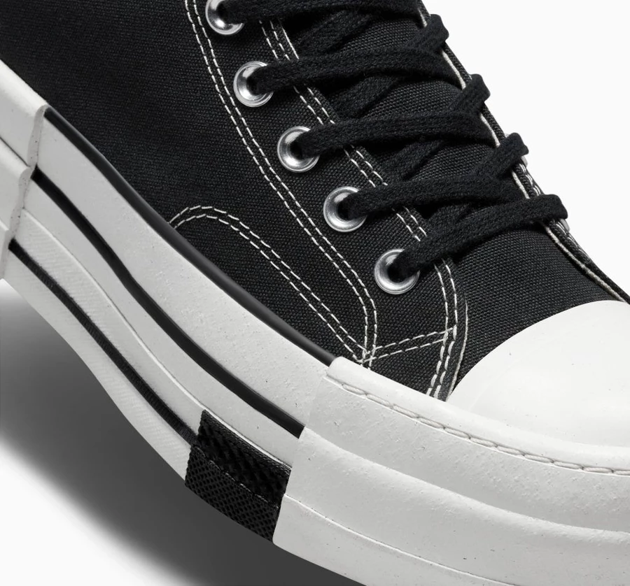 Rick Owens DRKSHDW x Converse DBL DRKSTAR Chuck 70 Low Black