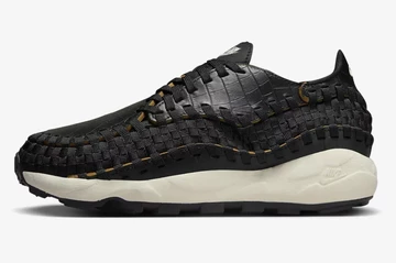 Nike Air Footscape Woven Premium Black Croc Außenseite