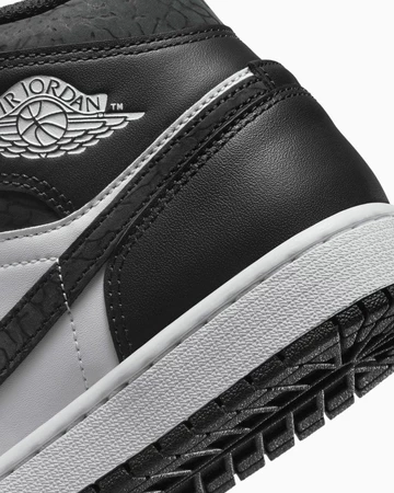 Jordan 1 Mid Panda Elefant - Ferse