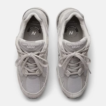 New Balance 991v1 Grey Pigmented von Oben