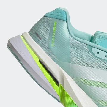 adidas Adizero Boston 13 Semi Flash Aqua Ferse Details