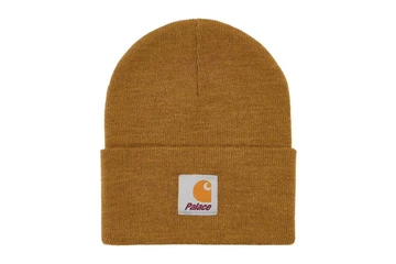 Palace Carhartt WIP Kollektion Fall Winter 2023 Mütze Braun
