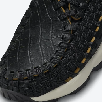 Nike Air Footscape Woven Premium Black Croc Detail Toebox