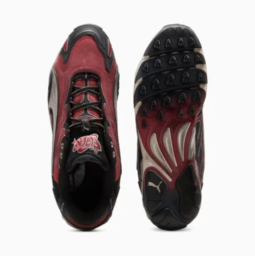 A$AP Rocky x Puma Inhale Distr Black Red Detailbild Sohle von oben
