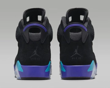 Nike Air Jordan 6 Aqua Dead Stock von hinten