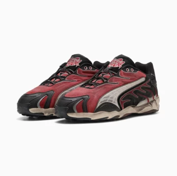 A$AP Rocky x Puma Inhale Distr Black Red schräg frontal