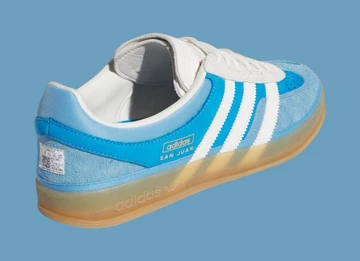 Bad Bunny adidas Gazelle San Juan leicht schräg von hinten