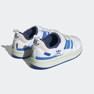 adidas Puffylette Forum 84 OG White Blue - von hinten