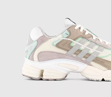 Offspring x adidas Response Ozweego Ferse seitlich