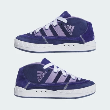 Maite Steenhoudt adidas Adimatic Mid Magic Lilac beide schuhe