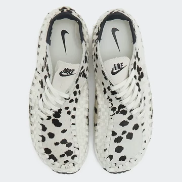 Nike Air Footscape Woven White Cow von Oben