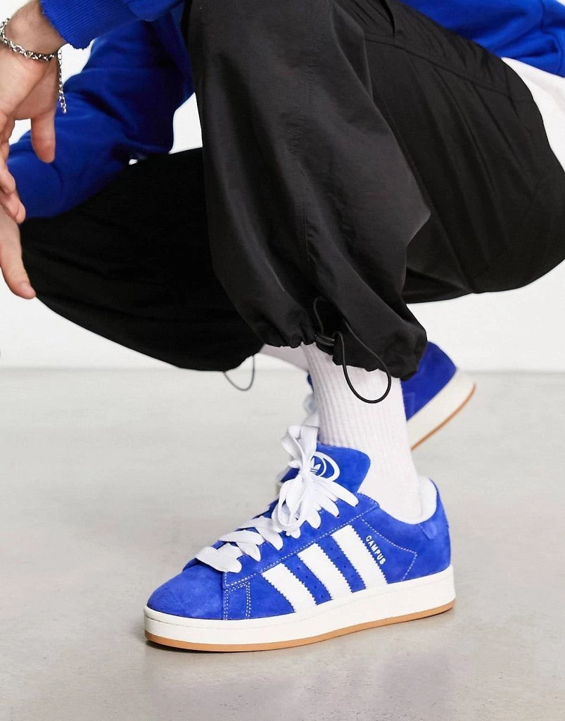 adidas gazelle silver green womens Adidas Campus 00s Semi Lucid Blue Cloud White main image 0