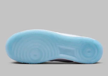 Air Force 1 Low White Icy Blue Sohle